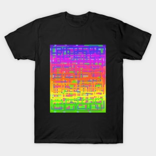 Abstract Neon T-Shirt